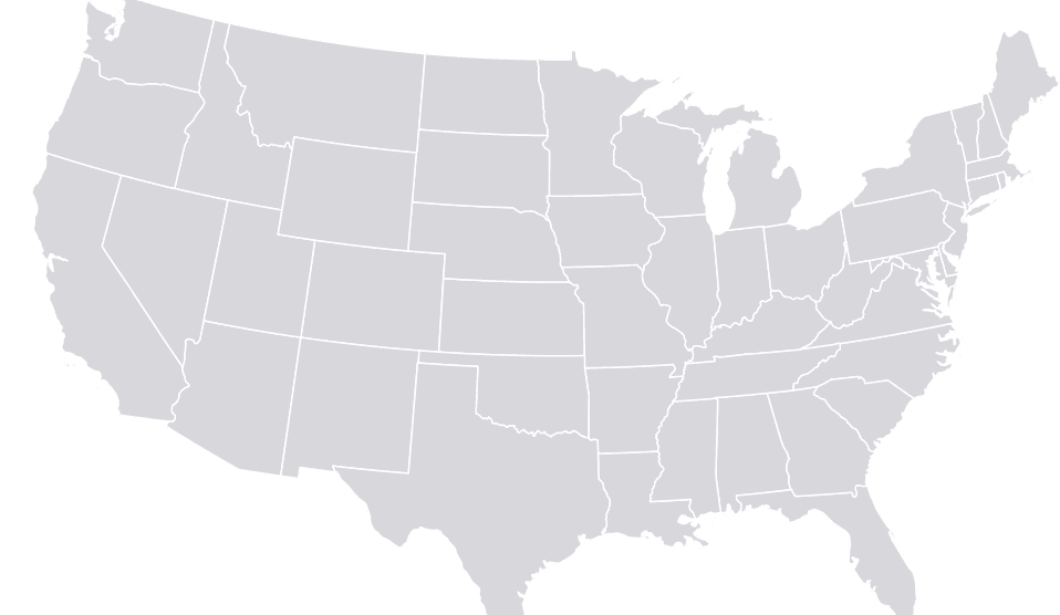 US coverage map from Figma with market locations
