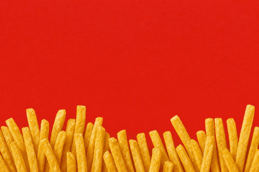 McDonald's fries panel artwork